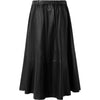 Depeche leather wear A skirt w/belt Skirts 099 Black (Nero)