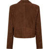 Depeche leather wear Abigail suede jacket Jackets 307 Choco