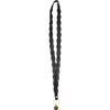 DEPECHE Leather boho keyhanger Accessories 190 Black / Gold