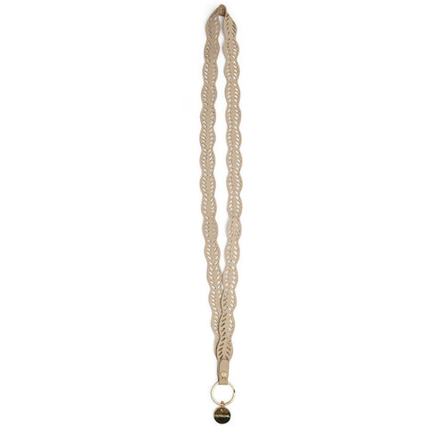 DEPECHE Leather boho keyhanger Accessories 228 Soft Sand