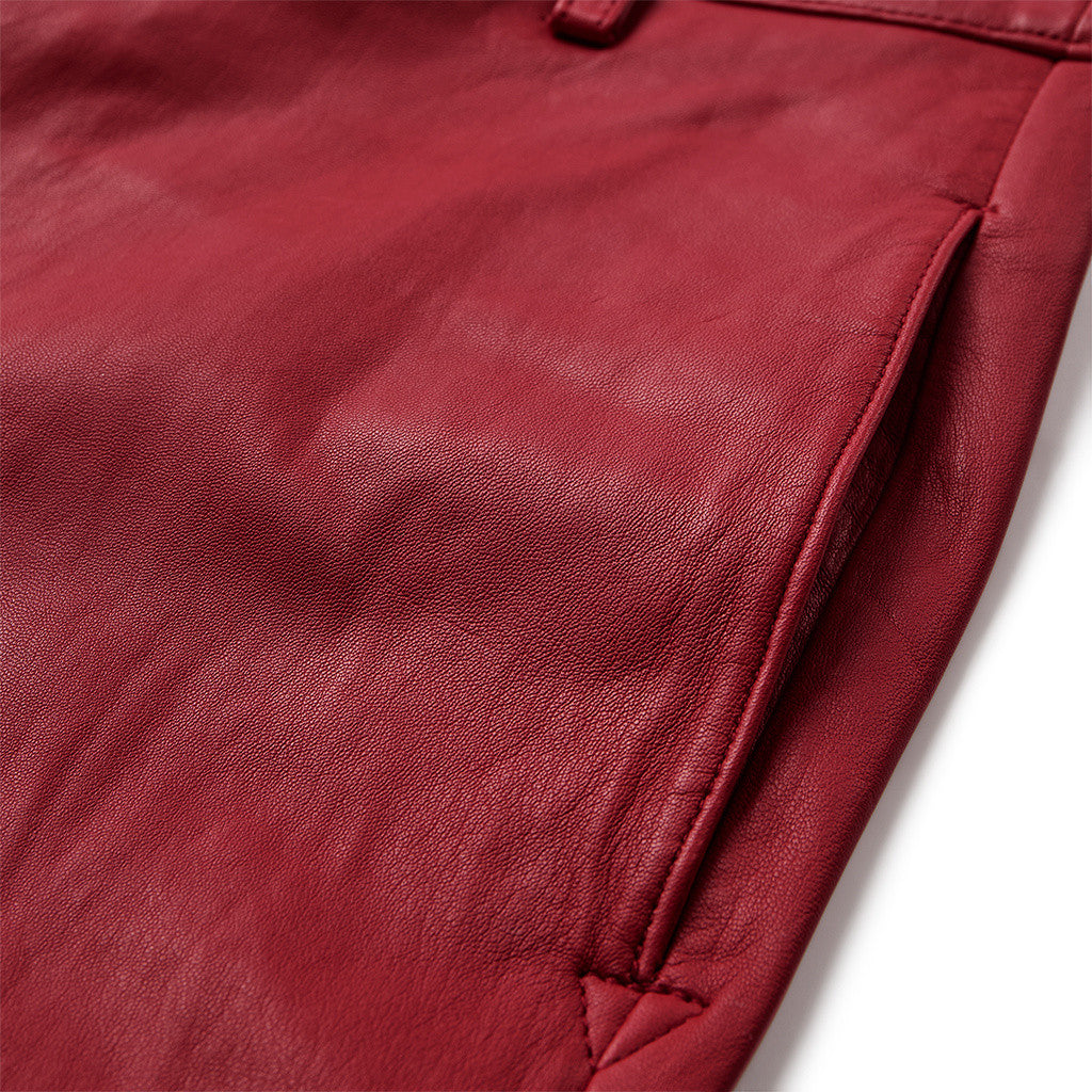 Depeche leather wear Adele leather pants Pants 043 Red