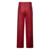Depeche leather wear Adele RW leather pants straight full lenght Pants 043 Red
