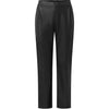 Depeche leather wear Alicia straight leg pants in leather Pants 099 Black (Nero)