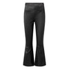 Depeche leather wear Alizza HW Pants 7/8 Length Flare Leg Pants 099 Black