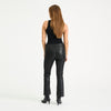 Depeche leather wear Alizza HW Pants 7/8 Length Flare Leg Pants 099 Black