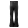 Depeche leather wear Alizza HW Pants 7/8 Length Flare Leg Pants 099 Black