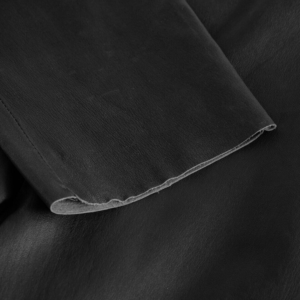 Depeche leather wear Amber basic leather legging with zipper closure Pants 099 Black (Nero)