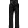 Depeche leather wear Amily straight fit cargo leather pants Pants 099 Black (Nero)