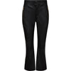Depeche leather wear Anka 7/8 flare leather pants Pants 099 Black (Nero)
