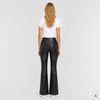 Depeche leather wear Ava HW Flare Leather Pants Pants 099 Black