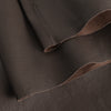 Depeche leather wear Ava RW flare 7/8 length pants with stretch in soft leather quality Pants 008 Chocolate