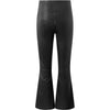 Depeche leather wear Ava RW flare 7/8 length pants with stretch in soft leather quality Pants 099 Black (Nero)