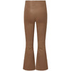 Depeche leather wear Ava RW flare 7/8 length pants with stretch in soft leather quality Pants 199 Nougat