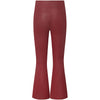Depeche leather wear Ava RW flare 7/8 length pants with stretch in soft leather quality Pants 243 Racing Red
