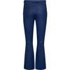 Depeche leather wear Ava RW flare 7/8 length pants with stretch in soft leather quality Pants 247 Bright Blue