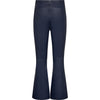Depeche leather wear Ava RW flare 7/8 length pants with stretch in soft leather quality Pants 285 Midnight Blue