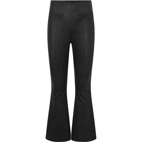 Depeche leather wear Ava leather pants - full length (RW) Pants 099 Black (Nero)