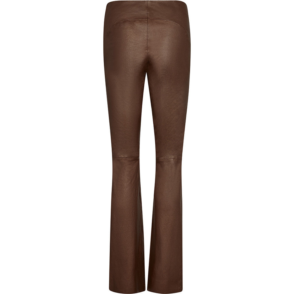 Depeche leather wear Ava leather pants - full length (RW) Pants 309 Metallic Brown