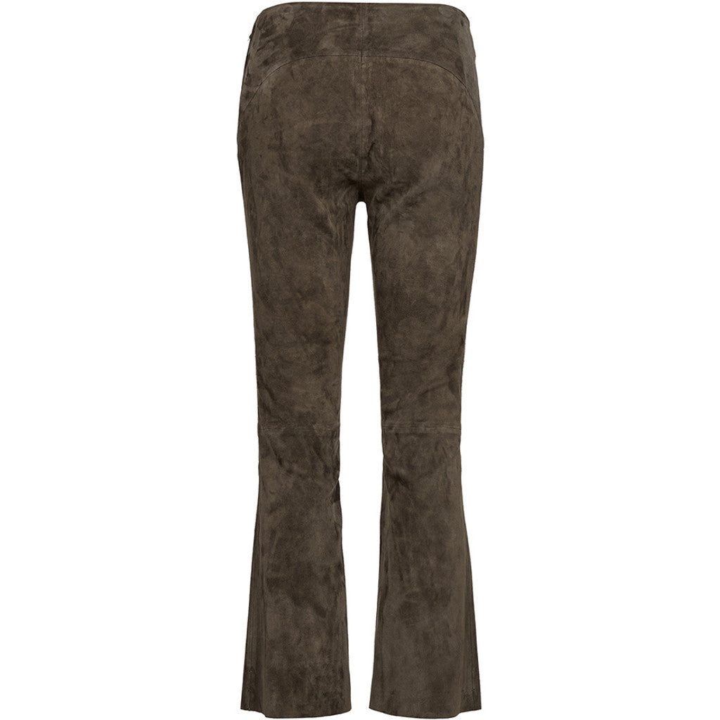 Depeche leather wear Ava suede 7/8 pants Pants 054 Khaki