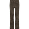 Depeche leather wear Ava suede 7/8 pants Pants 054 Khaki