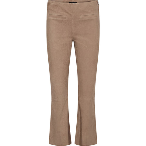 Depeche leather wear Ava suede 7/8 pants Pants 329 Light Sand