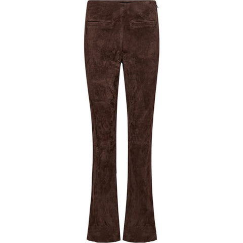 Depeche leather wear Ava suede pants Pants 015 Brown