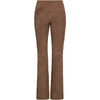 Depeche leather wear Ava HW Flare Suede Pants Pants 308 Dusty Sand