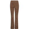 Depeche leather wear Ava HW Flare Suede Pants Pants 308 Dusty Sand