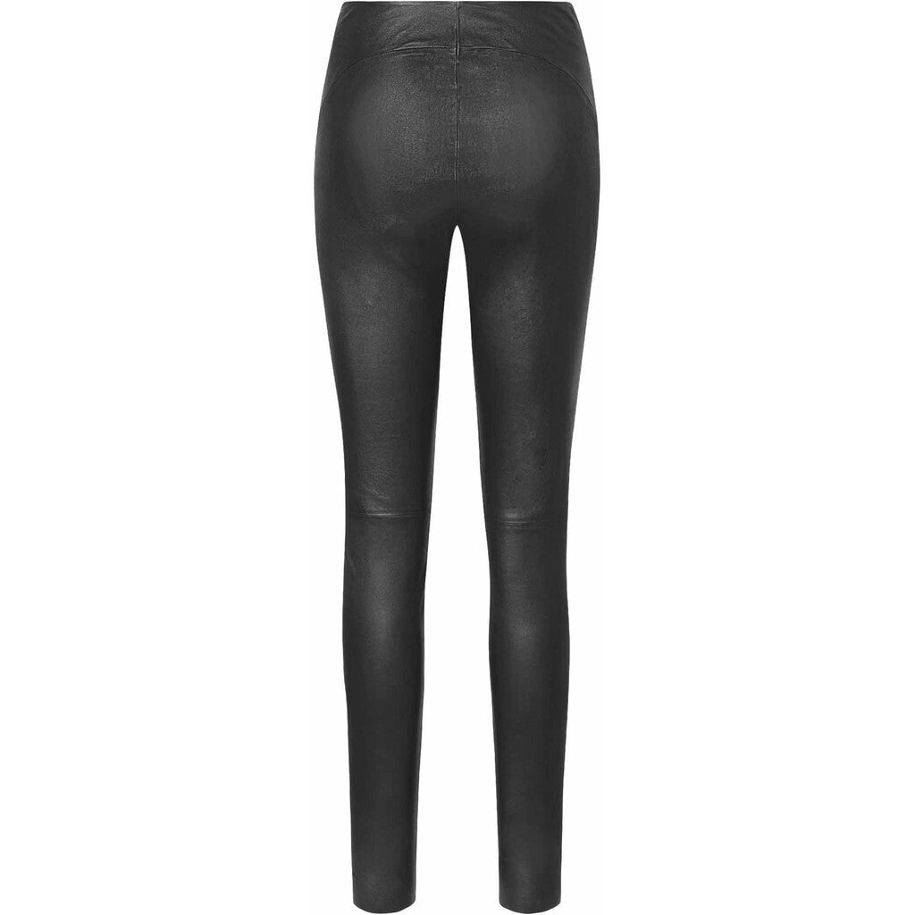 Depeche leather wear Aya HW stretch leather leggings Pants 129 Dark grey