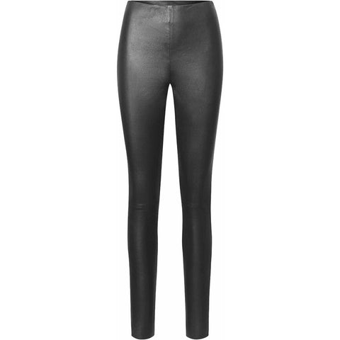 Depeche leather wear Aya HW stretch leather leggings Pants 129 Dark grey