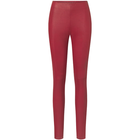 Depeche leather wear Aya HW stretch leather leggings Pants 243 Racing Red