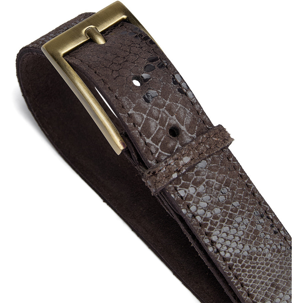DEPECHE Beautiful belt Belt 340 Mocca Snake