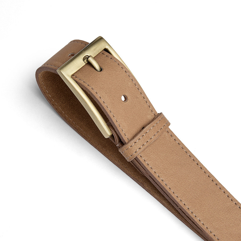 DEPECHE Beautiful belt Belt 156 Camel