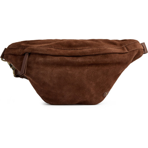 DEPECHE Beautiful suede bumbag Bumbag 014 Cognac