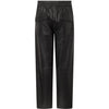 Depeche leather wear Bella HW leather pants in full length Pants 099 Black (Nero)