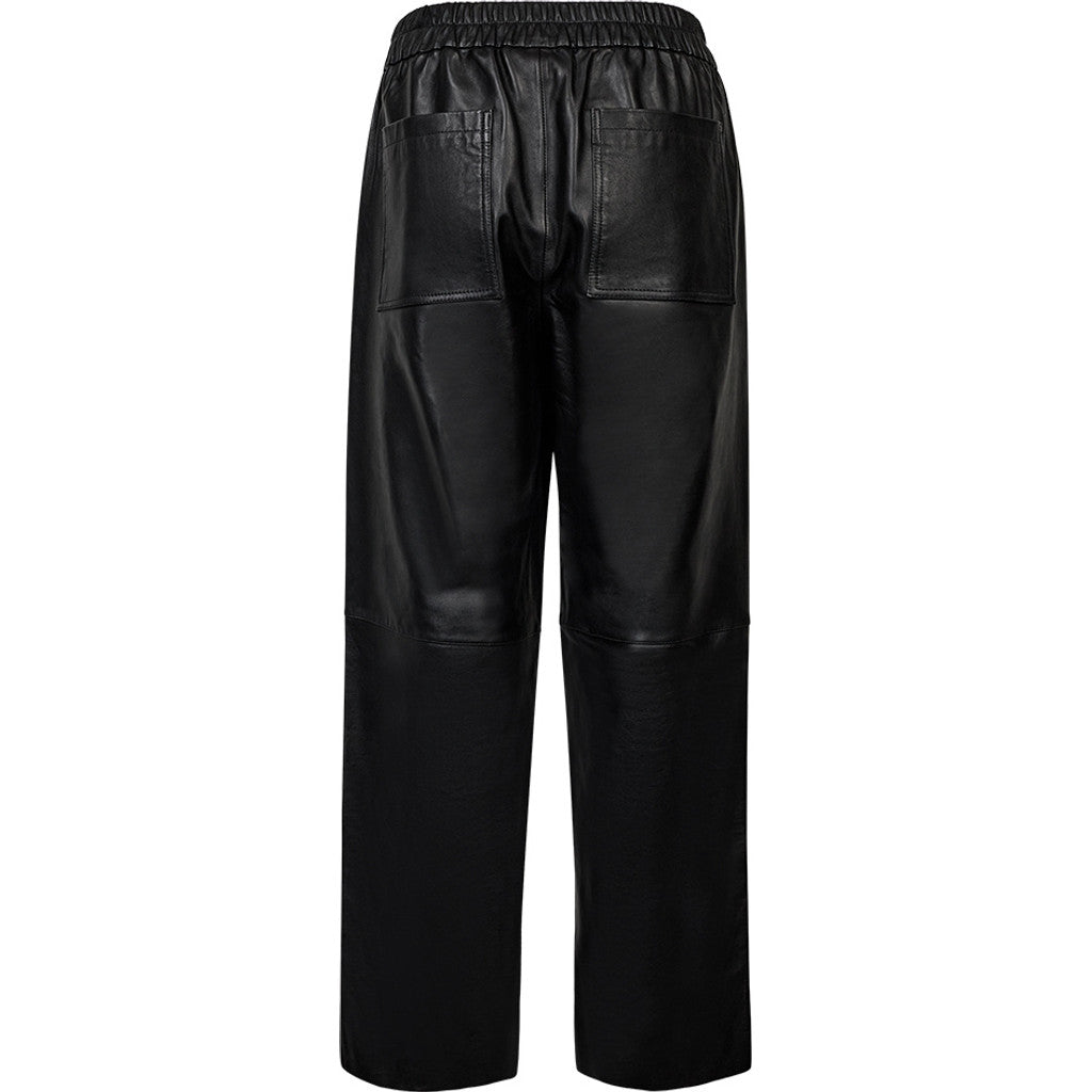 Depeche leather wear Bella MW Full Length Wide Leg Pant Pants 099 Black