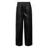 Depeche leather wear Bella MW Full Length Wide Leg Pant Pants 099 Black