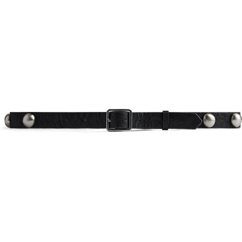 DEPECHE Belt with studs Belts 300 Black/Amr silver
