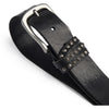 DEPECHE Belt with studs Belts 300 Black/Amr silver
