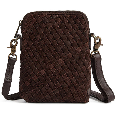 DEPECHE Berlin braided mobilebag Mobilebag 008 Chocolate
