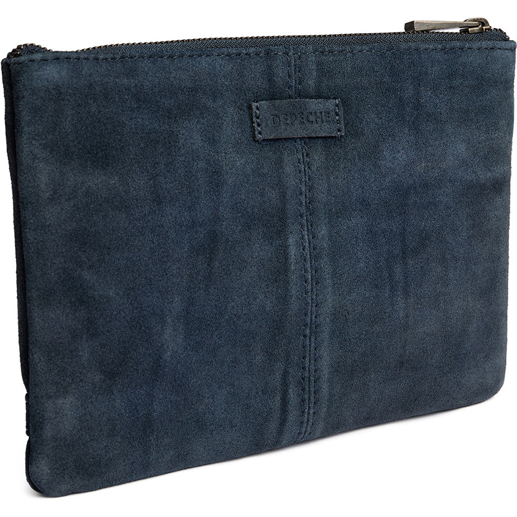 DEPECHE Bilbao suede clutch bag Clutch 031 Ocean