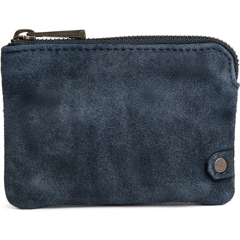 DEPECHE Bilbao suede purse Purse / Credit card holder 031 Ocean