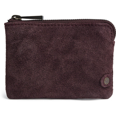 DEPECHE Bilbao suede purse Purse / Credit card holder 321 Plum