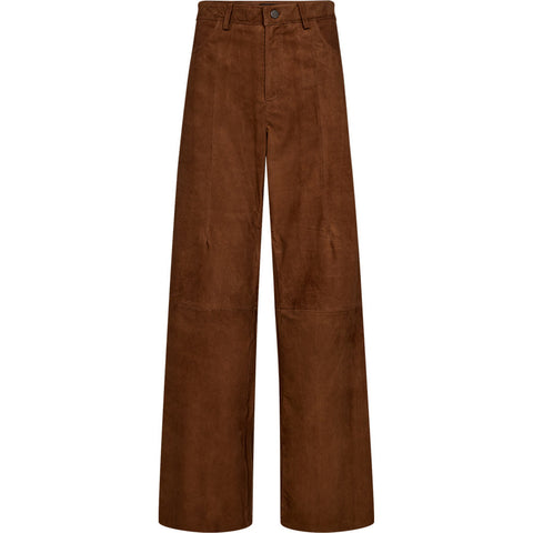 Depeche leather wear Boa ruskindsbukser Pants 014 Cognac