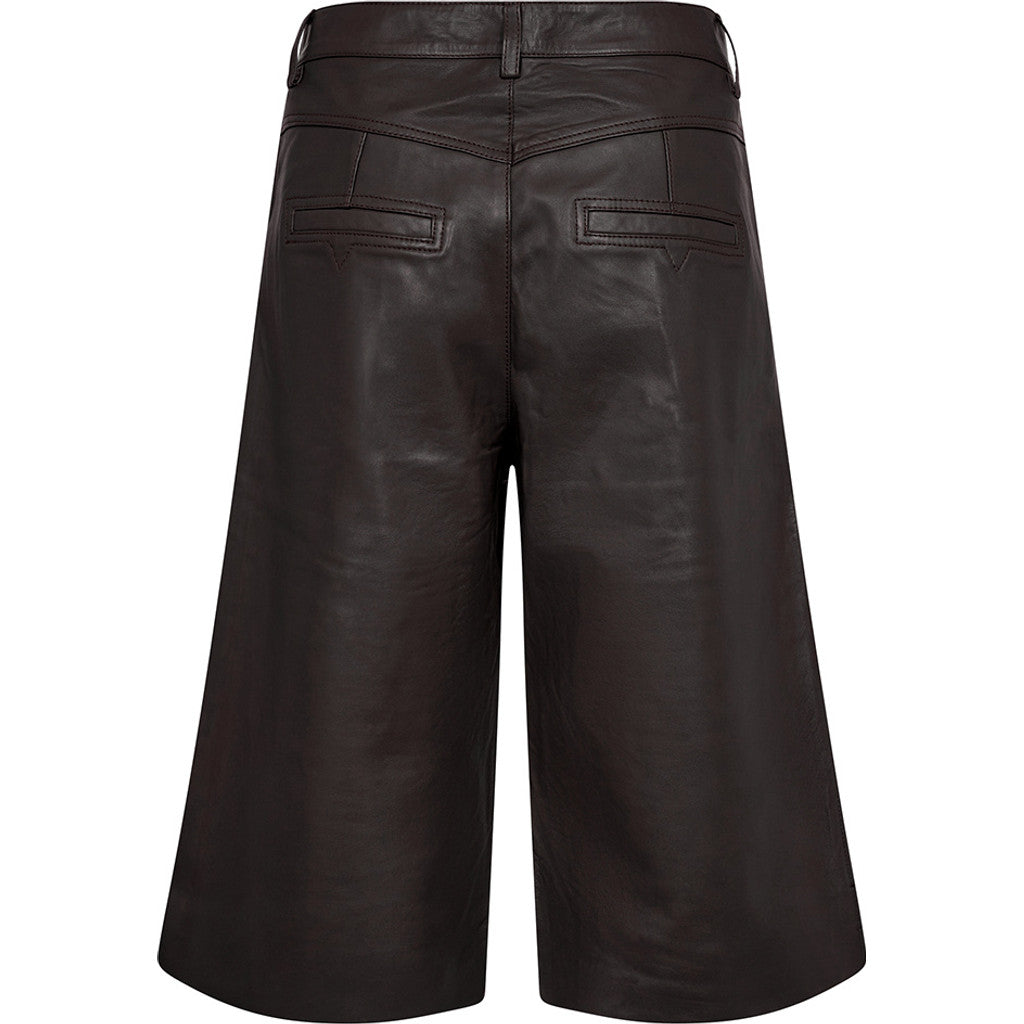 Depeche leather wear Boa HW bermuda shorts Shorts 008 Chocolate