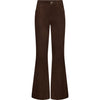 Depeche leather wear Boa HW suede boot cut pants Pants 067 Dusty brown