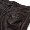Depeche leather wear Boa leather pants - Wide leg (HW) Pants 008 Chocolate