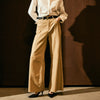 Depeche leather wear Boa HW Wide Leather Pants Pants 177 Cream