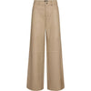 Depeche leather wear Boa HW Wide Leather Pants Pants 177 Cream