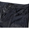 Depeche leather wear Boa leather pants - Wide leg (HW) Pants 285 Midnight Blue